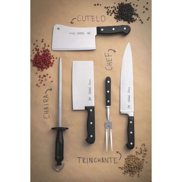 Cuchillo Chef Century con Hoja de Acero Inoxidable y Mango de Policarbonato de 10" - Imagen 2