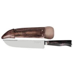 Cuchillo con vaina de cuero Tropeira 7"