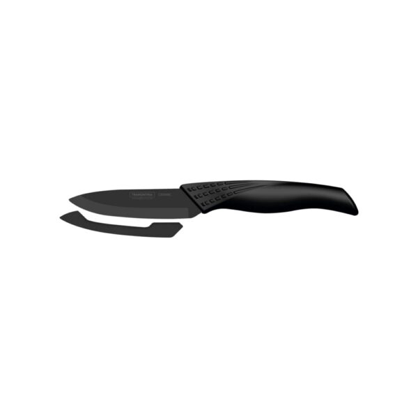 Cuchillo para legumbres y frutas Accurato de cerámica con mango revestido de goma y vaina de polipropileno 3" - Imagen 2