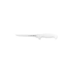 Cuchillo para Deshuesar Profesional con Hoja de Acero Inoxidable y Mango de Polipropileno Blanco 6"