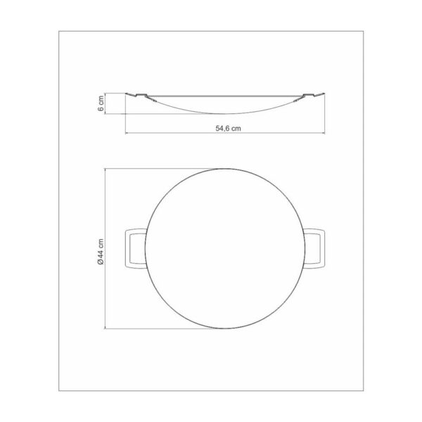 Disco para grillar de acero inoxidable 3,5 L - Imagen 5