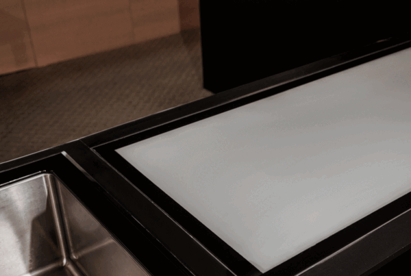 Escurridor de platos con Secador y Portacubiertos Compacto Grafito - Imagen 6