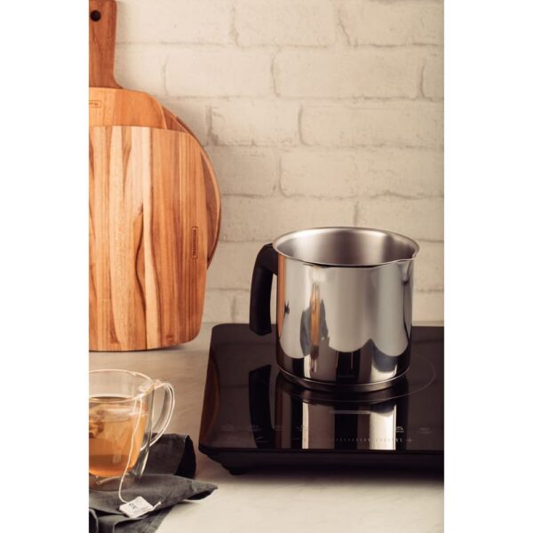 Hervidor Allegra de acero inoxidable con fondo triple y mango de baquelita de 14 cm y 2 l - Imagen 5
