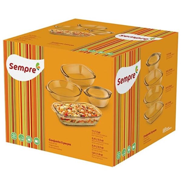 Juego de Pyrex 5 Piezas - Imagen 6