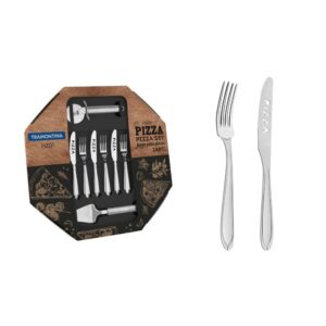 Juego para pizza Laguna de acero inoxidable de 14 piezas