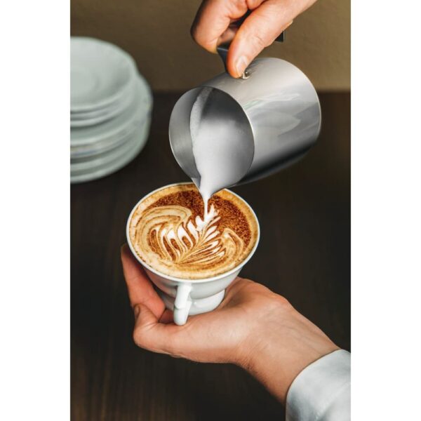 Lechera para Barista en Acero Inoxidable 8 cm 440 ml - Imagen 4