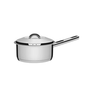Olla Solar de acero inoxidable fondo triple con tapa y mango 20 cm 2,9 L