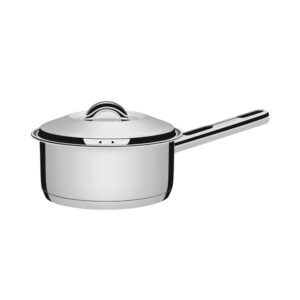 Olla Solar de acero inoxidable fondo triple con tapa y mango 24 cm 4,7 L