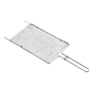 Parrila para Asado en Acero Inoxidable 76 x 28,6 cm
