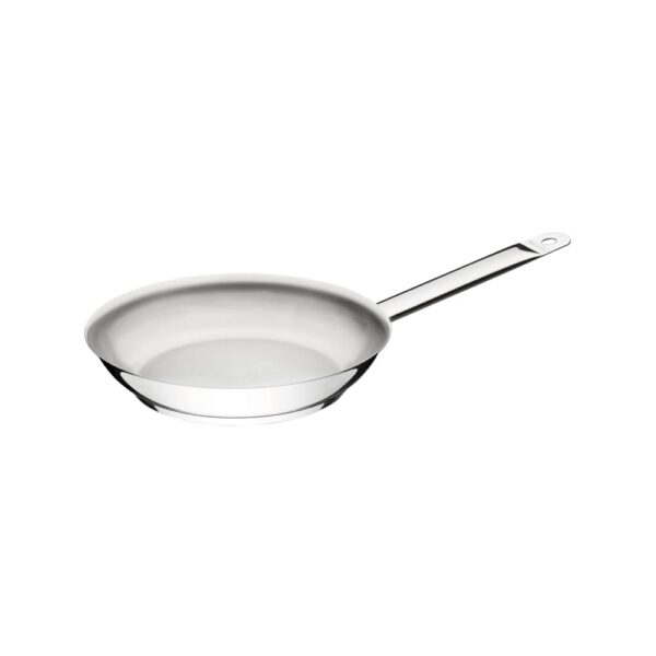 Sartén Professional raso de acero inoxidable fondo triple con mango 20 cm 1,1 L