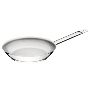 Sartén Professional raso de acero inoxidable fondo triple con mango 30 cm 2,9 L