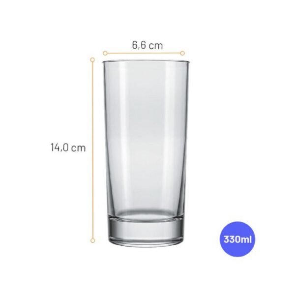 Juego de Vasos Atol 330ml con 6 piezas - Imagen 2