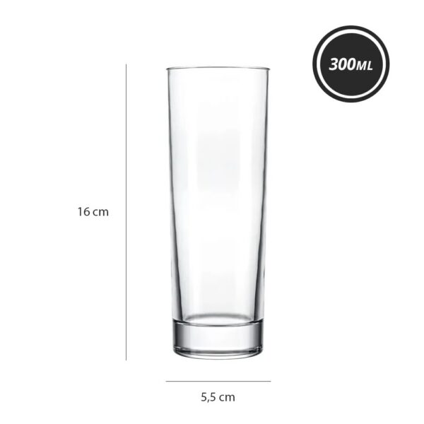 Juego de Vasos Tubo Atol 300ml con 6 piezas - Imagen 4