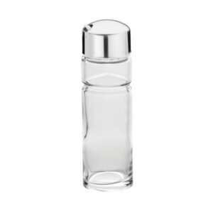 Botella de Vidrio para Aceite o Vinagre Utility en Acero Inoxidable la Tapa 170 ml