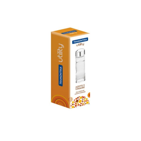 Botella de Vidrio para Aceite o Vinagre Utility en Acero Inoxidable la Tapa 170 ml - Imagen 2