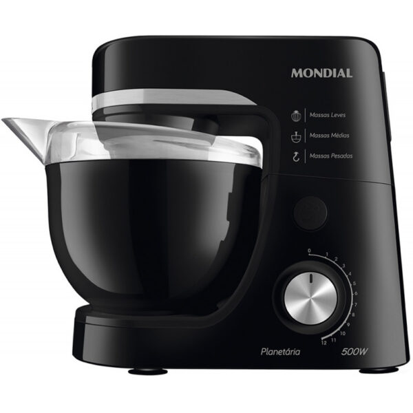 Batidora Planetaria 500W, Negro - Imagen 2