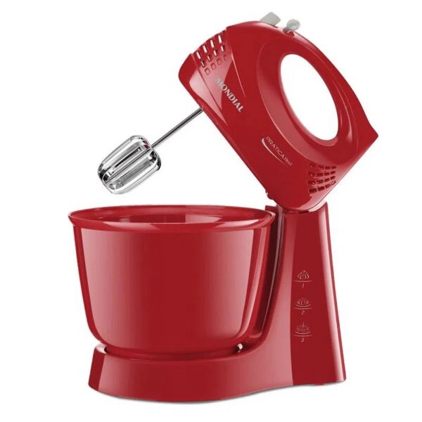 Batidora Prática 350W, Rojo - Imagen 2