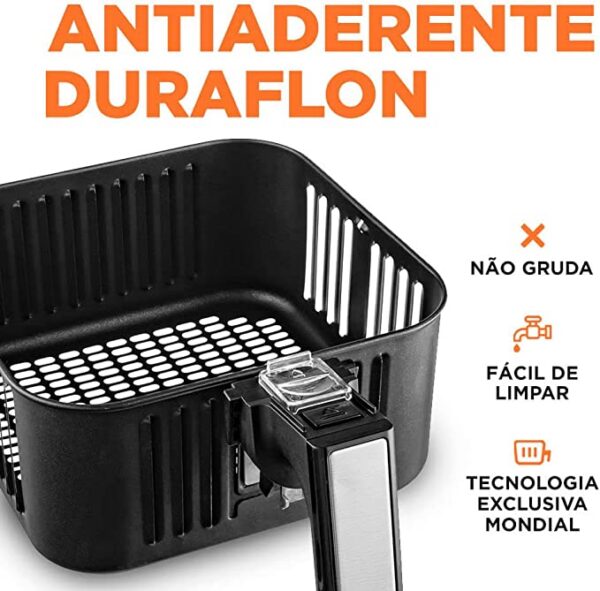 Freidora Sin Aceite, Rojo - 5L - Imagen 5