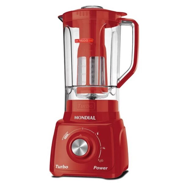 Licuadora Turbo Power, Rojo - Imagen 4
