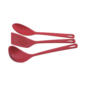 JUEGO DE UTENSILIOS Rojo 3 PIEZAS Utilita