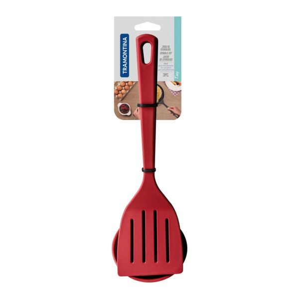 JUEGO DE UTENSILIOS Rojo 3 PIEZAS Utilita - Imagen 2