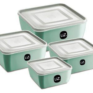 Kits de Contenedores Cuadrados Premium de 4Pzs