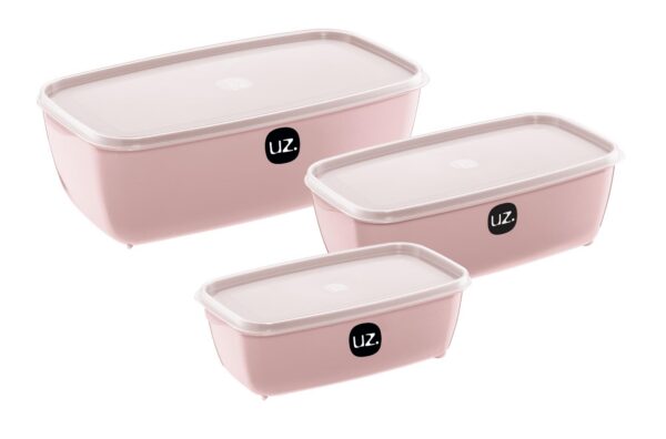 Kits de Contenedores Rectangulares de 3Pzs