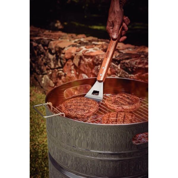 Parrilla a carbón TCP 400 de acero inoxidable con bandeja para carbón de acero esmaltado - Imagen 12
