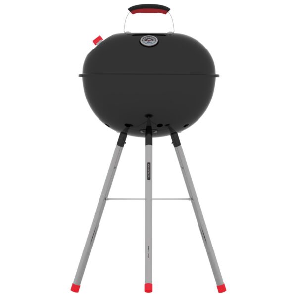 Parrilla a carbón TCP 450L con tapa y termómetro de acero esmaltado Parrilla y utensilios de acero inoxidable - Imagen 2