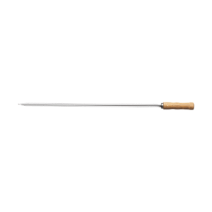 Brocheta para Churrasco con Hoja de Acero Inoxidable y mango de madera de 85cm