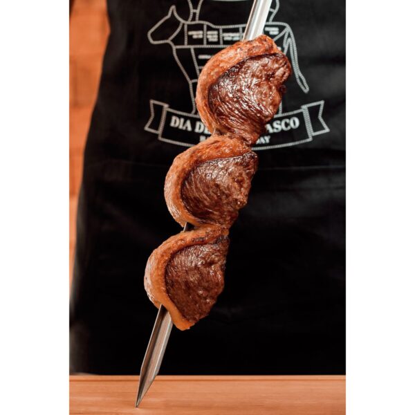 Brocheta para Churrasco con Hoja de Acero Inoxidable y mango de madera de 85cm - Imagen 4