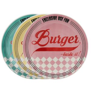 Juego de Platos Burger Surtido 3 Piezas 26cm