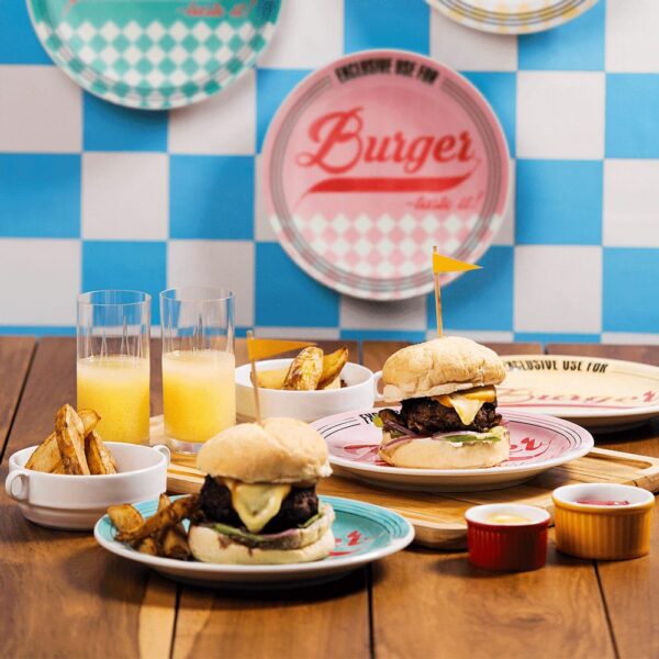 Juego de Platos Burger Surtido 3 Piezas 26cm - Imagen 2