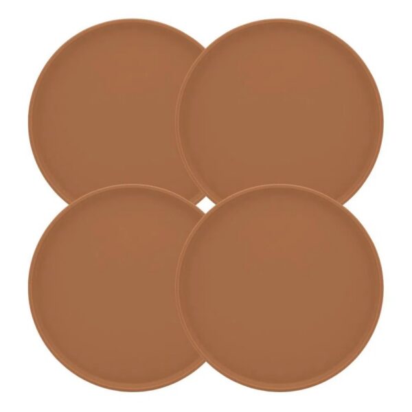 Juego de Platos Llanos Apilables Elo Avelã 4 Piezas 26cm - Imagen 2