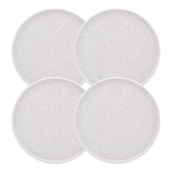 Juego de Platos Llanos Apilables Elo Baunilha 4 Piezas 26cm - Imagen 2