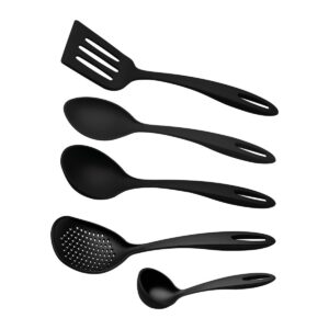 JUEGO DE UTENSILIOS Ability en Nylon Negro 5 Piezas