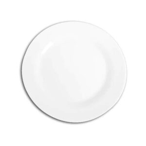 Plato Raso Gourmet Pro Blanco 27cm