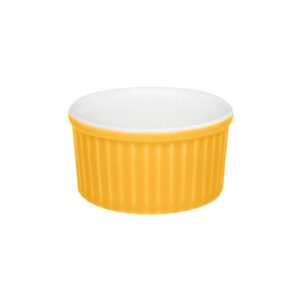 Pocillo Amarillo y Blanco Ramequins 100ml