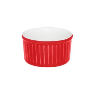 Pocillo Rojo y Blanco Ramequins 100ml