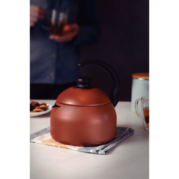 Tetera en Aluminio con Revestimiento Interno y Externo Starflon Max Naranja 1,9 L - Imagen 3