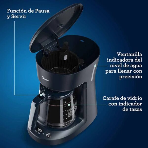 Cafetera programable de 12 tazas con auto apagado - Imagen 4