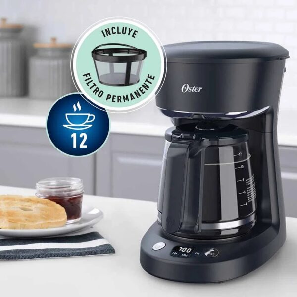 Cafetera programable de 12 tazas con auto apagado - Imagen 5