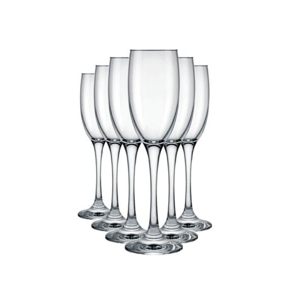 Juego de Copas para Champagne Barone 190ml 6 piezas