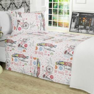 Cubrecama Soltero Kids Bike Lovers 2 PIEZAS