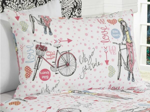 Cubrecama Soltero Kids Bike Lovers 2 PIEZAS - Imagen 4