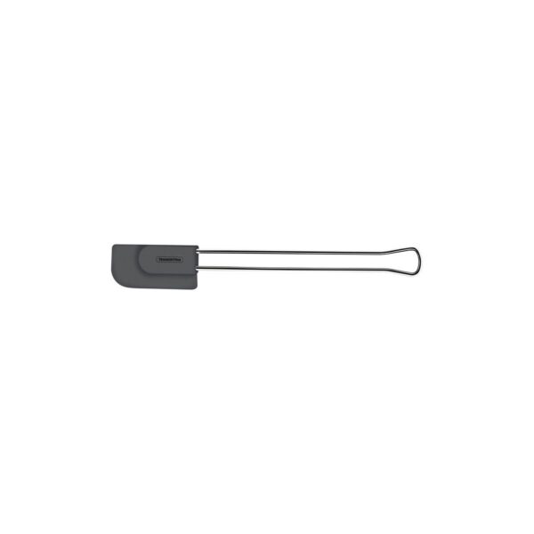 Espátula de Silicona Moldê Gris con Mango de Acero Inoxidable