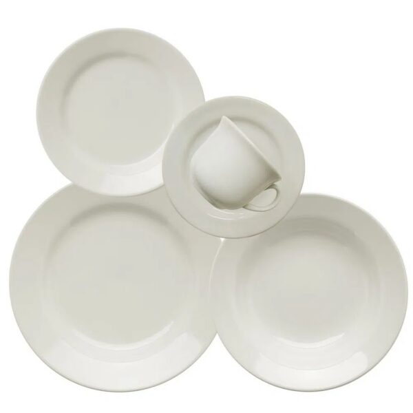 Juego de Vajillas Donna Branco de 30 Piezas
