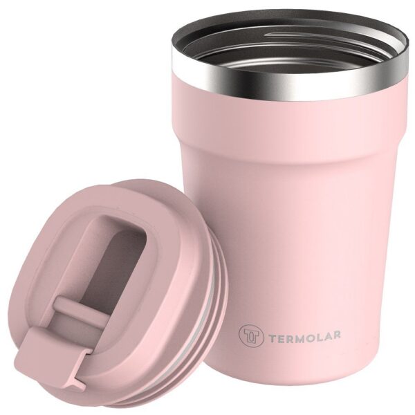 Vaso Térmico Uniq Rosado 380mL - Imagen 4
