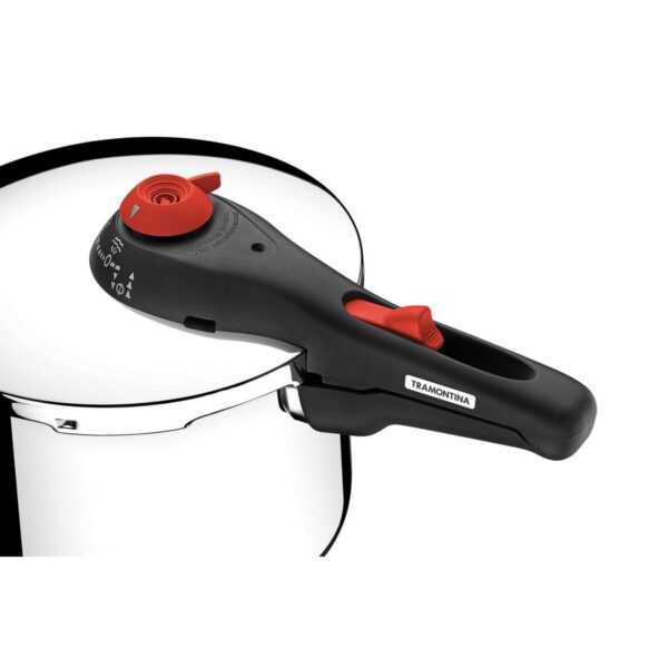 Olla a Presión Solar de acero inoxidable fondo triple con 5 dispositivos de seguridad 22 cm 6 L - Imagen 5