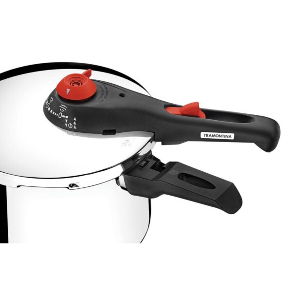Olla a Presión Solar de acero inoxidable fondo triple con 5 dispositivos de seguridad 22 cm 6 L - Imagen 6